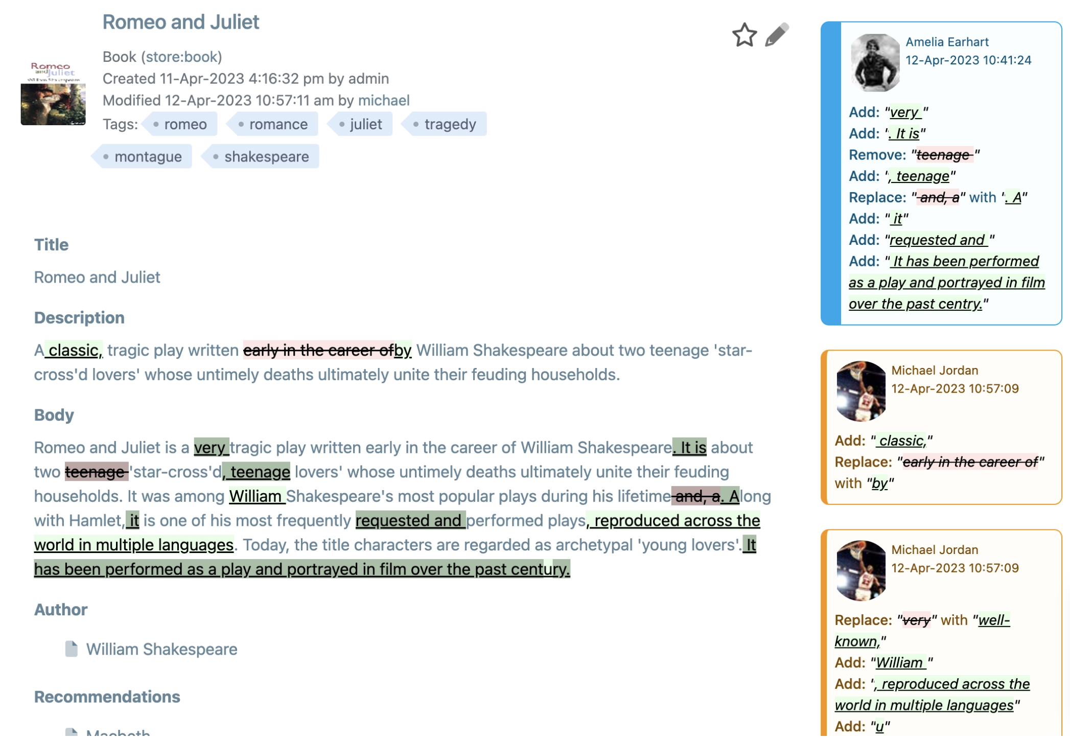 screenshot of Gitana Cloud CMS